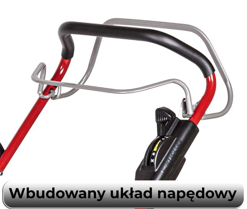 Wbudowany układ napędowy w kosiarce Weibang WB537SLC 3IN1